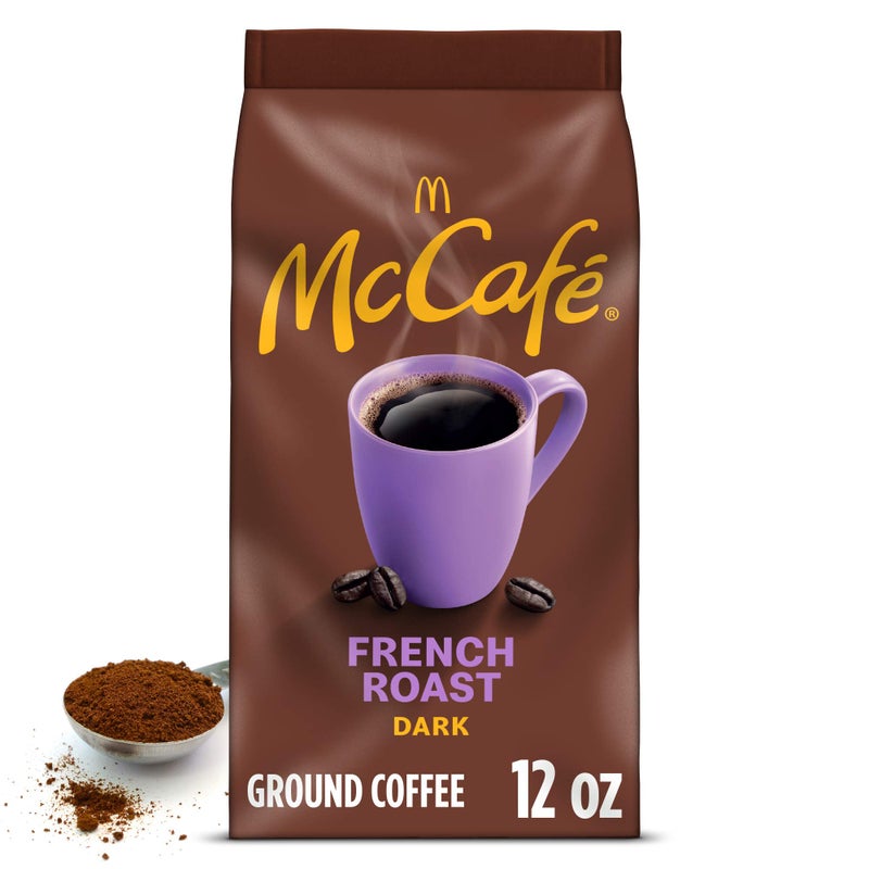 McCafe French Roast, Dark Roast Ground Coffee, 12 oz Bag - Image 1
